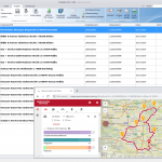 Optimierte Touren aus der Ingenious ERP Software - powered by openrouteservice.org