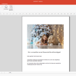 Weihnachtspost mit ingenious erstellen