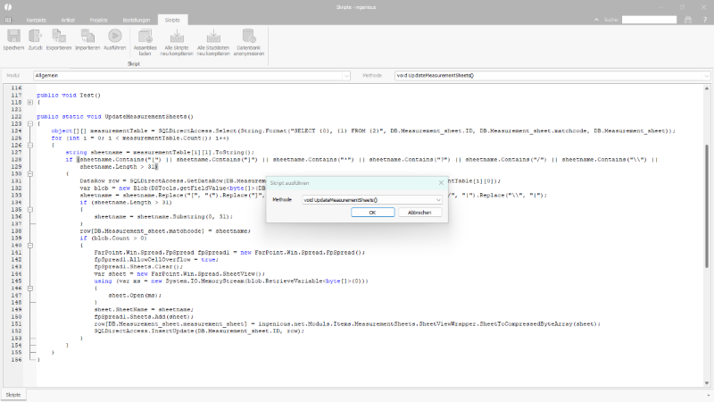 Skript zur Namenskorrektur
