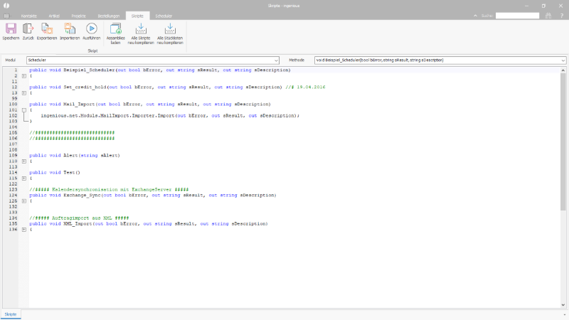 Scheduler-Skript zum Abruf von E-Mails